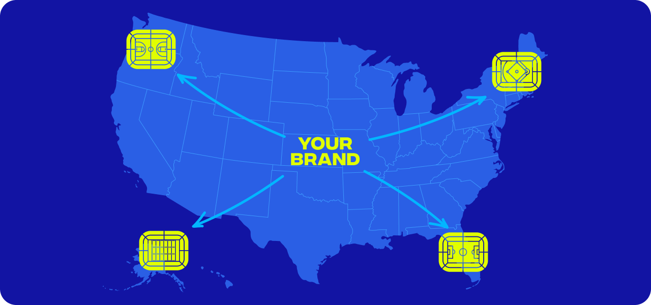 Reach dedicated fan bases across the country